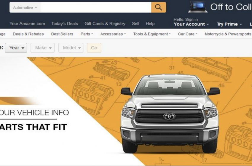亚马逊美国站汽配产品设置汽车零件查找器 B2c博客b2cblog Com